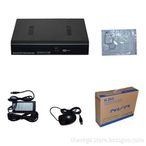 720P H.264 4-channel NVR with Dual-stream, Support ONVIF/Wifi/3G
